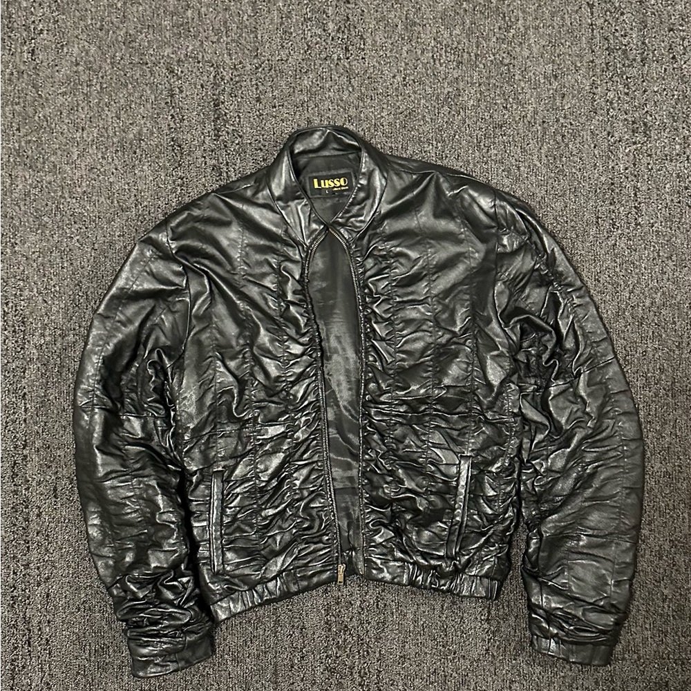 Unique Black Leather Jacket for Men